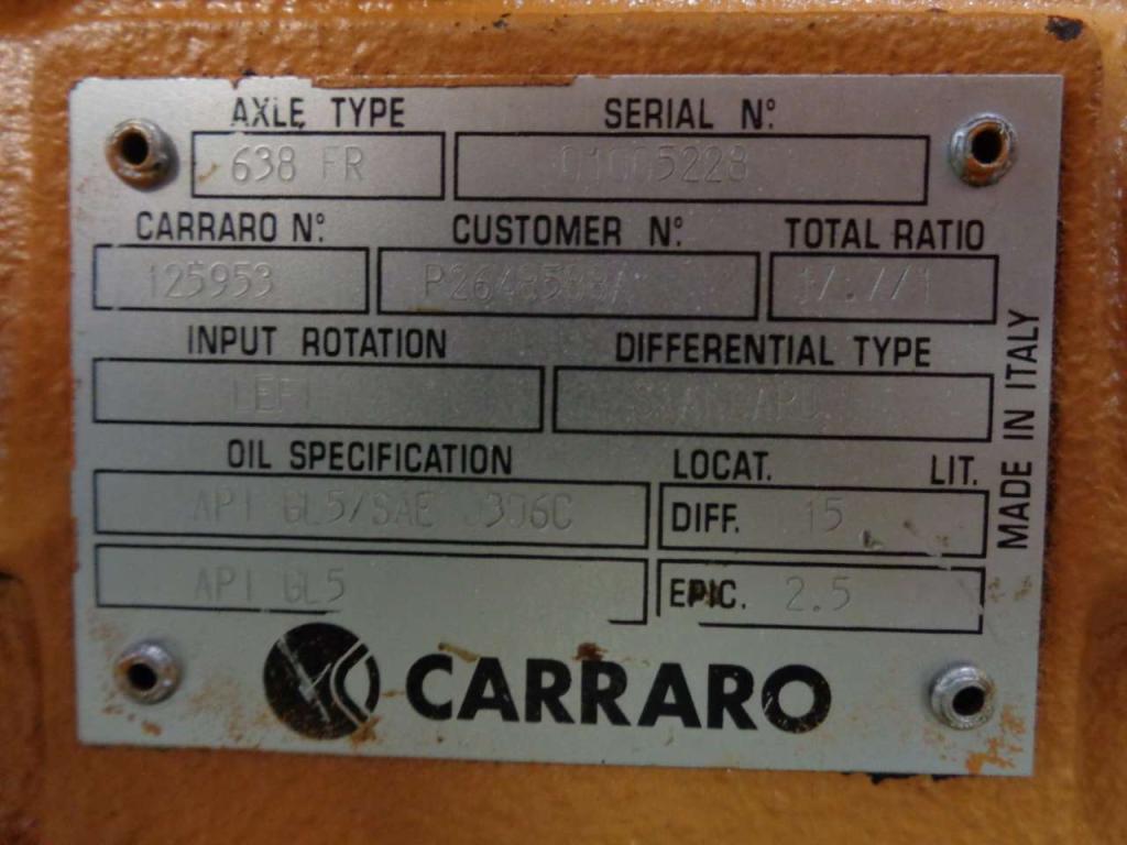 Assale anteriore per Case WX 170 Foto 4