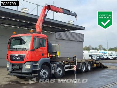 Man TGS 35.360 TGS 8X2 Fassi F235A.0.22 Crane Kran Winch Hydraulic ramp Lift-Axle Navi Euro 6 in vendita da BAS World B.V.