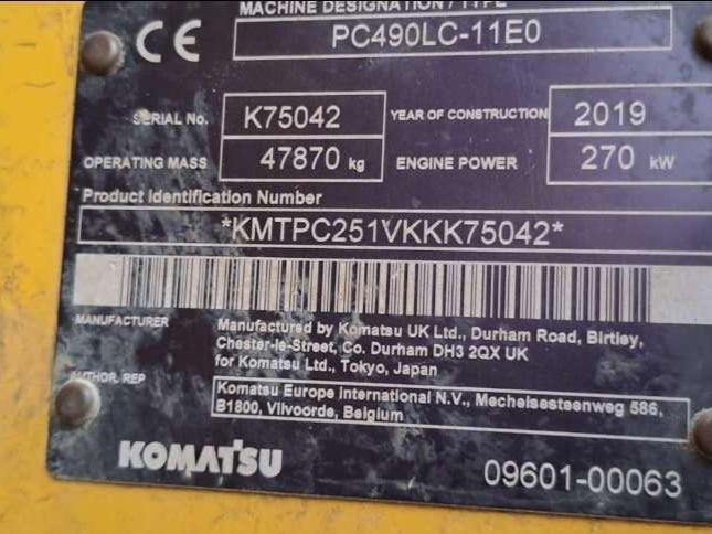 Komatsu PC490LC-11 Foto 9