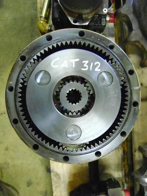 Riduttore di rotazione ralla per Caterpillar 312 Foto 3