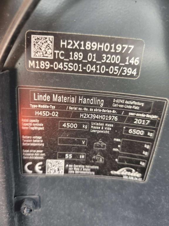 Linde H45D-02 Foto 8