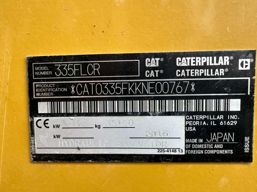 Caterpillar 335 F LCR Foto 25