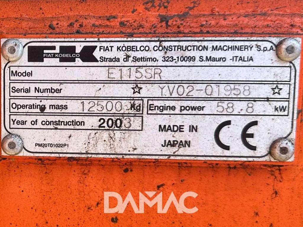 Fiat Kobelco E115SR Foto 24