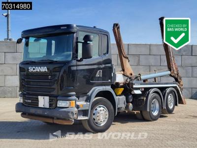 Scania G410 G 6X2 19tons HIAB MultiLift Lift+Steering axle 3-pedals Euro 6 in vendita da BAS World B.V.