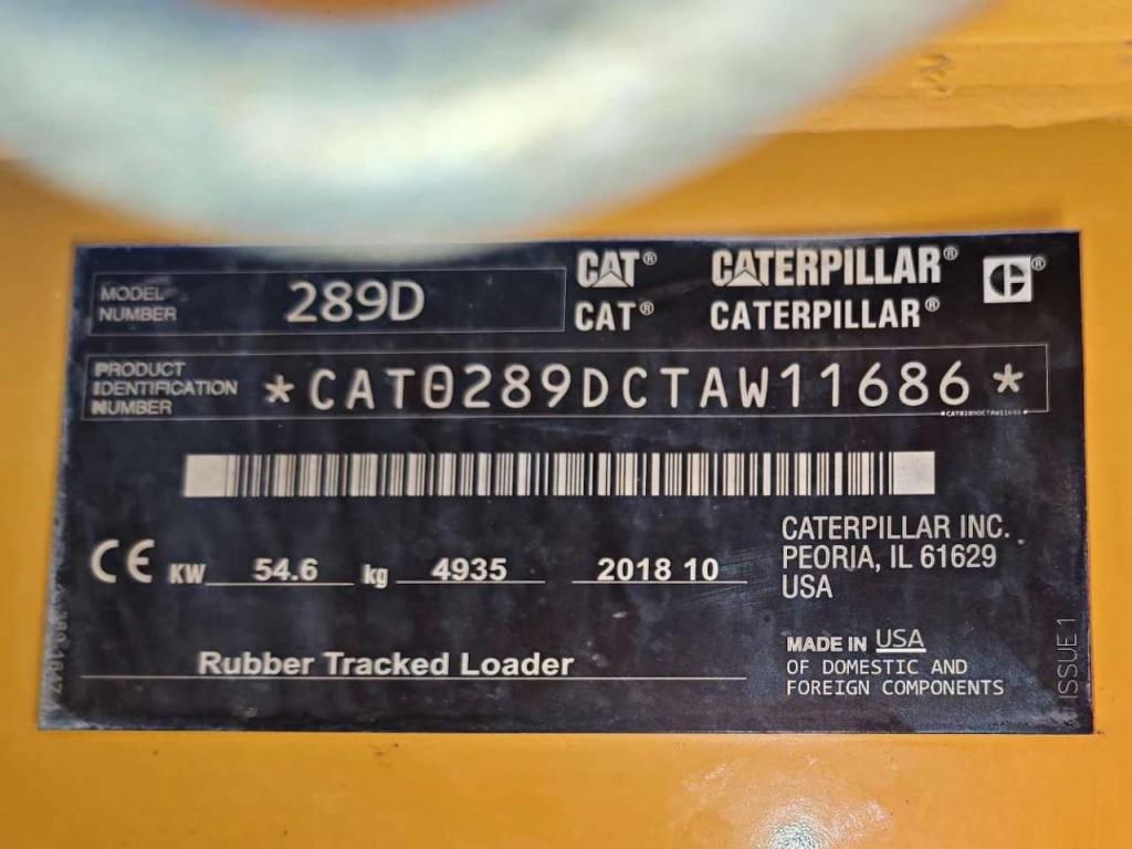 Caterpillar 289D Foto 4