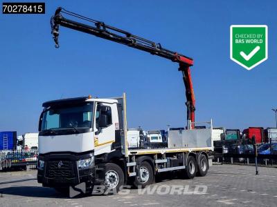 Renault C 430 8X4 Palfinger 22002 EH kran Crane Big-Axle steel suspension Euro 6 in vendita da BAS World B.V.