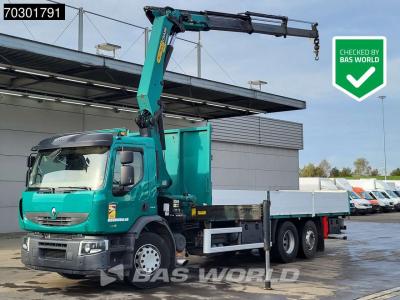 Renault Premium 380 6X2 Palfinger PK20002 Crane Kran Lift+Steering Axle Air suspension Euro 5 in vendita da BAS World B.V.