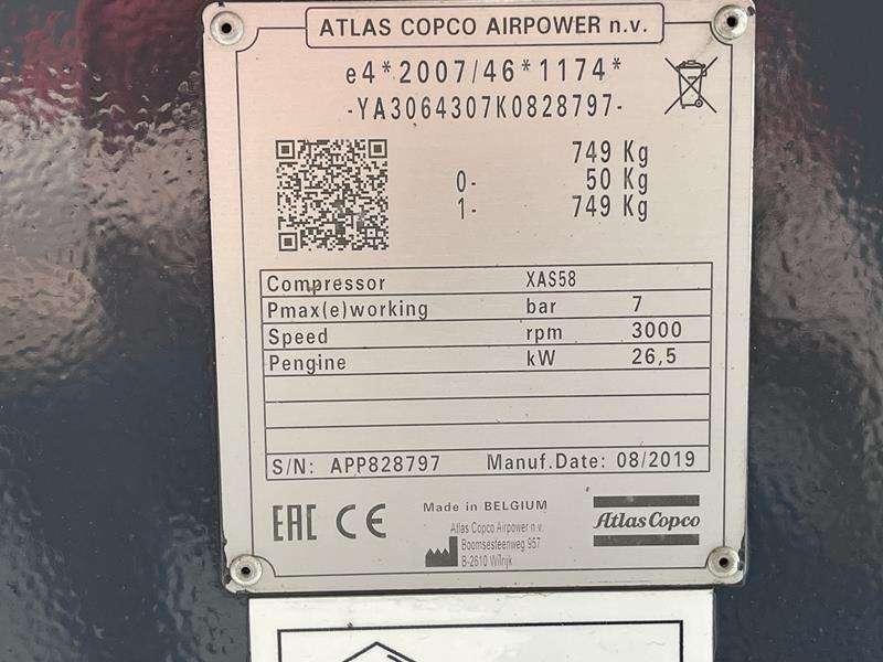 Atlas Copco XAS 58 KD Foto 5