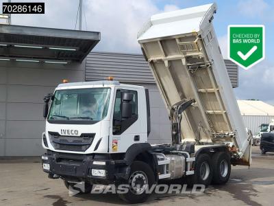 Iveco Trakker 360 6X4 10m3 2-Sided Tipper Steelsuspension Big-Axle Automatic Euro 6 in vendita da BAS World B.V.