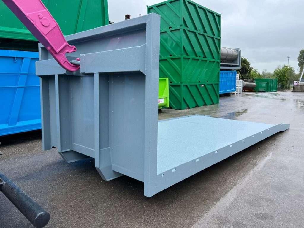 CONTAINER A PIANALE SENZA SPONDE CON CODA A ZERO P Foto 2