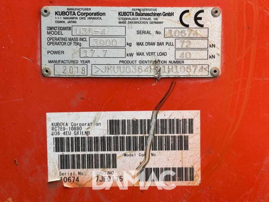 Kubota U36-4 Foto 28