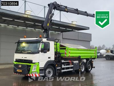 Volvo FM 330 6X2 HIAB X-HIPRO 192 E-3 Kran Crane Transcom Lift+Steering axle Euro 6 in vendita da BAS World B.V.
