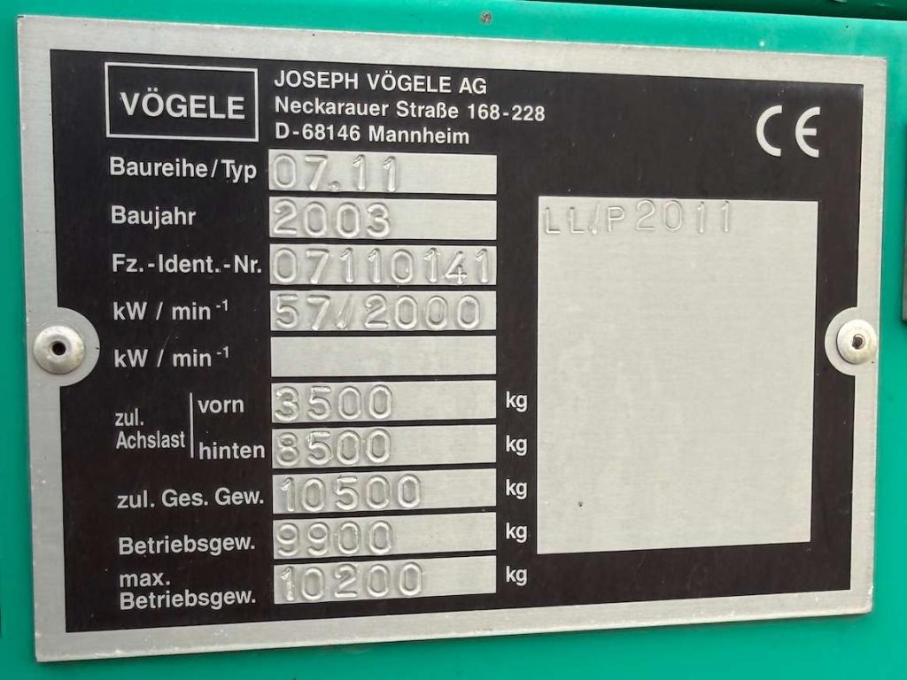 Vogele SUPER1203 Foto 3