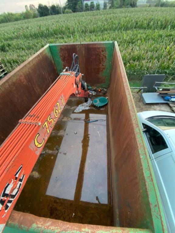 CONTAINER SCARRABILE USATO A CIELO APERTO CON GRU Foto 9