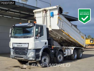 Daf CF 450 8X4 19m3 tipper steel suspension Big-Axle Automatic Euro 6 in vendita da BAS World B.V.