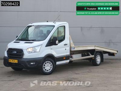 Ford Transit 130pk Autotransporter Airco Cruise Lier Euro6 Cartransporter Oprijwagen Airco Cruise contro in vendita da BAS World B.V.