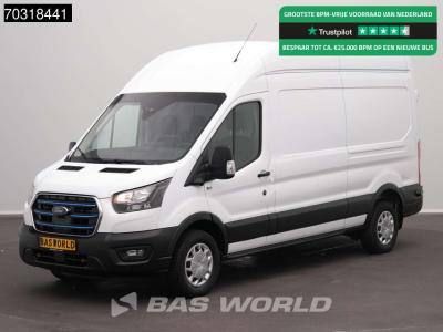 Ford e-Transit 184pk Elektrisch 68kWh 317km WLTP L4H3 Hoog Dak Navi Airco Cruise Parkeersensoren v+a SYN in vendita da BAS World B.V.
