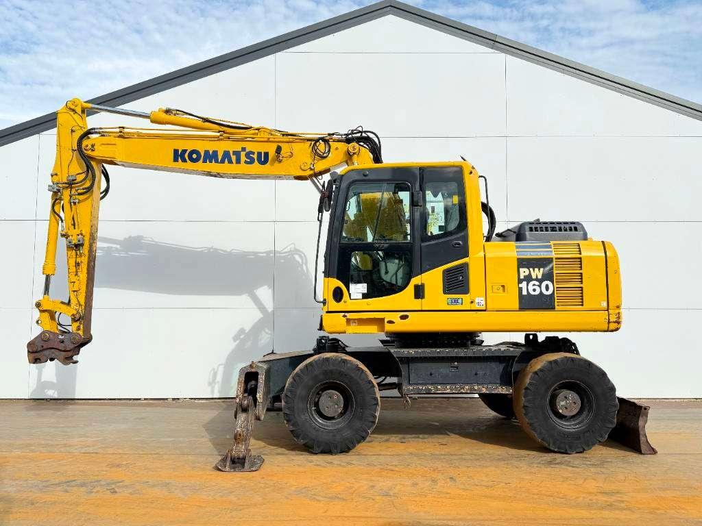 Komatsu PW160-8 - Triple Boom / Blade / Hammer Lines Foto 1