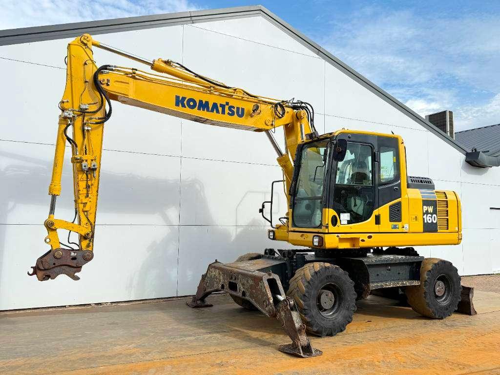 Komatsu PW160-8 - Triple Boom / Blade / Hammer Lines Foto 2
