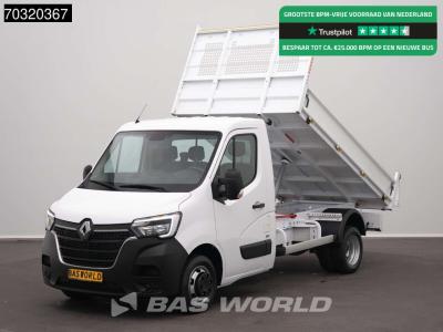 Renault Master 130PK Kipper met Kist 3.5t trekhaak Airco Cruise Tipper Kieper Benne Airco Cruise control in vendita da BAS World B.V.