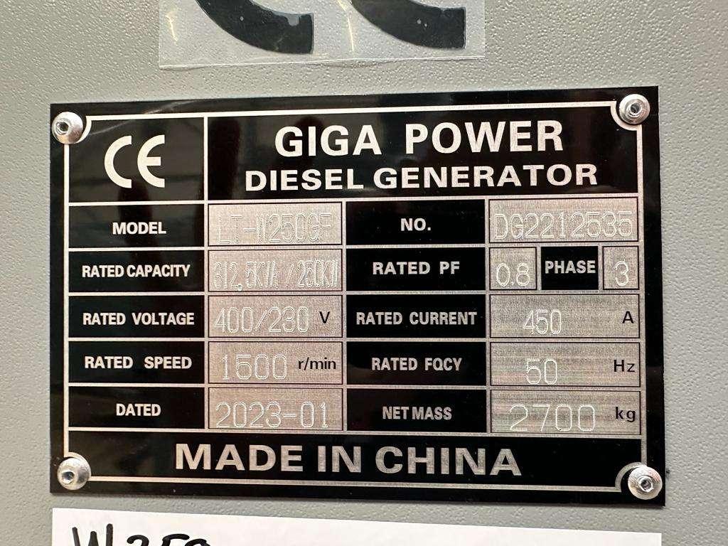 Giga Power LT-W250GF 312.5KVA silent set Foto 7