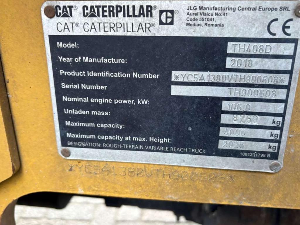 Caterpillar TH408D Foto 11