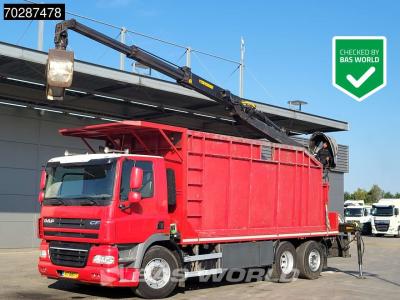 Daf CF85.460 CF 6X4 HIAB 120ST 96 Crane Steering Axle Euro 5 in vendita da BAS World B.V.