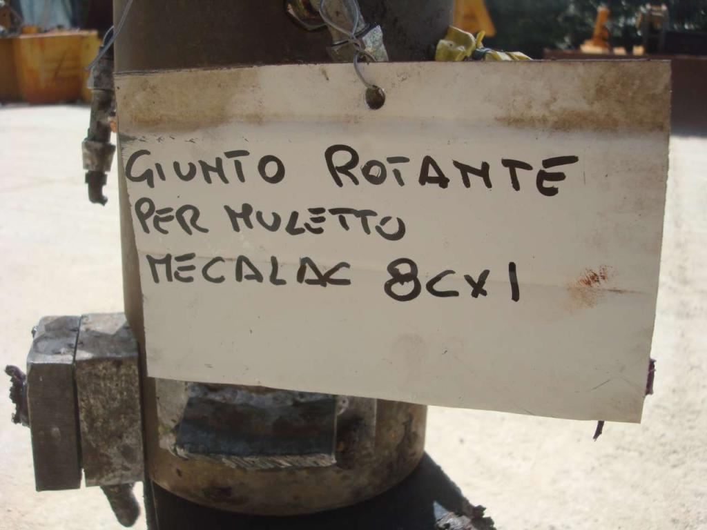 Giunto Rotante per per Muletto Mecalac 8CXI Foto 4
