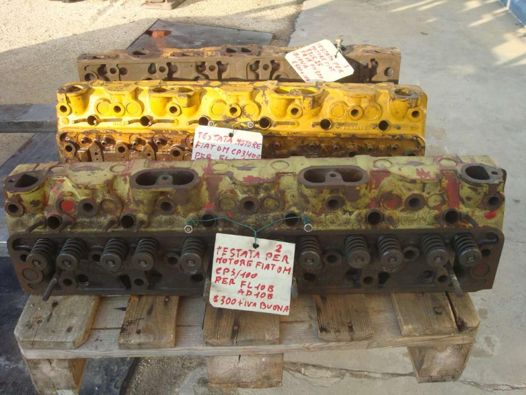 Testata motore per Fiat OM CP3/100 Foto 1