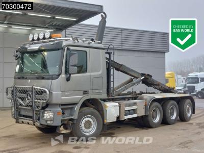 Mercedes Actros 3248 Actros 8X4 HIAB XR24SL59 Multilift Lift+steering Axle Big-Axle AUtomatic Euro 5 in vendita da BAS World B.V.