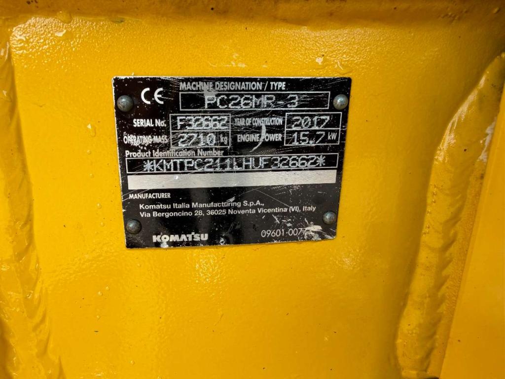 Komatsu PC26 MR-3 Foto 12