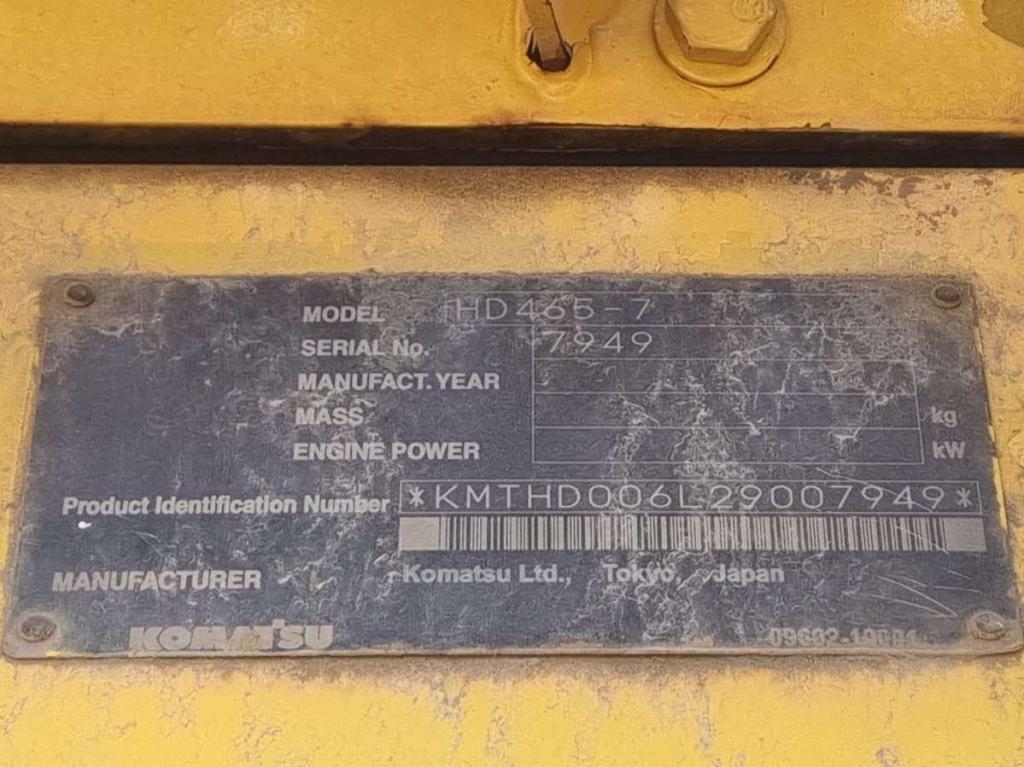 Komatsu HD465-7 Foto 9