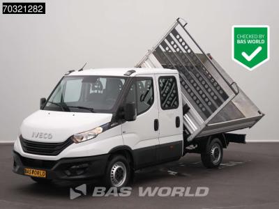 Iveco Daily 35S16 Automaat 3 zijdige Kipper Dubbel Cabine 3.5t trekhaak Benne Kieper Tipper A/C Towbar in vendita da BAS World B.V.