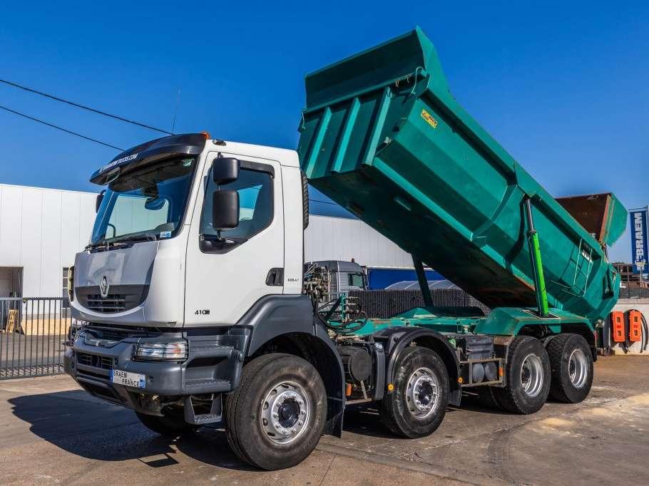 Renault KERAX 410 DXI+BENNE ENROCHEMENT HARDOX+INTARDER Foto 1