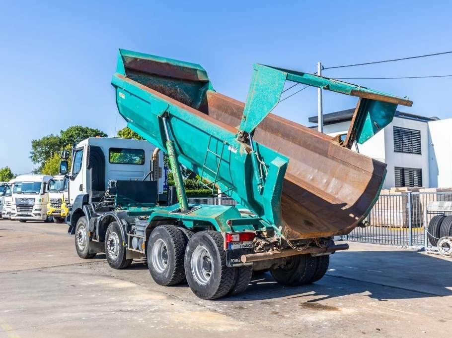 Renault KERAX 410 DXI+BENNE ENROCHEMENT HARDOX+INTARDER Foto 3
