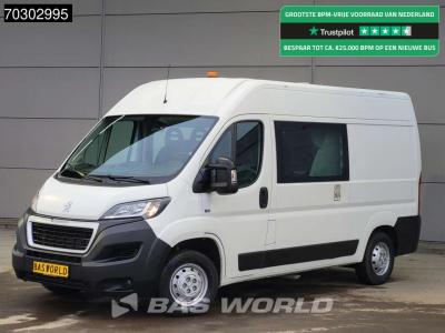 Peugeot Boxer 110pk Dubbel Cabine L2H2 Trekhaak Airco Cruise Camera Euro6 L2 DC Doka Mixto Airco Cruise con in vendita da BAS World B.V.
