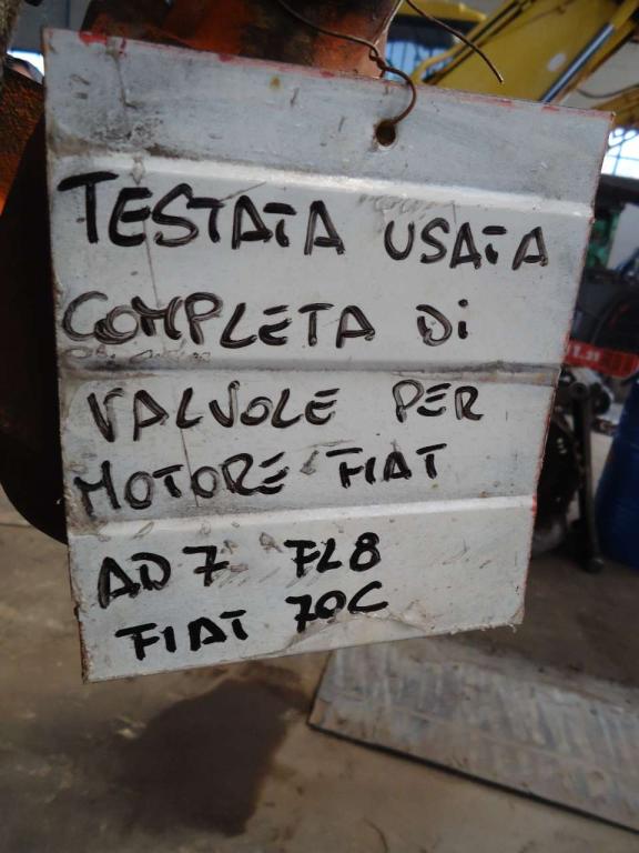 Testata motore per fiat AD7 - FL8 - FIAT 70C Foto 5