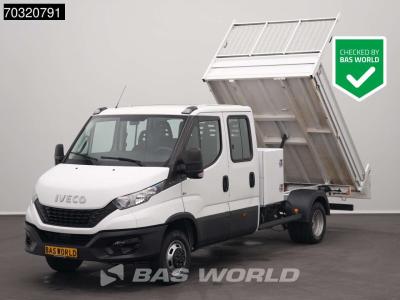 Iveco Daily 35C16 3.0L Dubbel Cabine met Kist Dubbellucht 3,5t Trekhaak Navi Airco Euro6 Tipper Benne Kie in vendita da BAS World B.V.