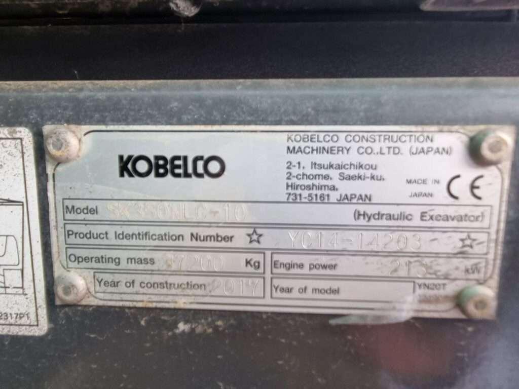 Kobelco SK350NLC-10 Foto 3