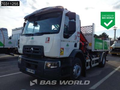 Renault C 320 4X2 Fassi F125.A.1.23 XE Kran Crane Tipper Automatic Euro 6 in vendita da BAS World B.V.