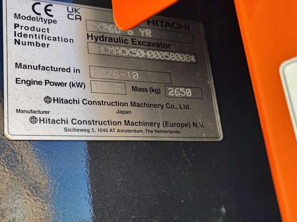 Hitachi ZX 26U-6 YR Foto 11