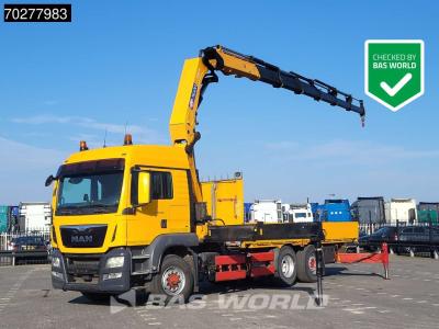 Man TGS 26.480 6X4 HMF 5020-K6 Crane Kran Hydrodrive Lift+Lenkachse Euro 6 in vendita da BAS World B.V.