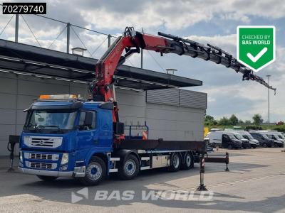 Volvo FM 450 8X2 FASSI 100 Ton/Meter Crane Kran 7 + 6 Jib Lift+steering Axle Euro 5 in vendita da BAS World B.V.