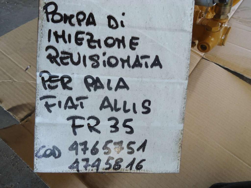 Pompa iniezione motore per Fiat Allis FR35 -CODICE 4765751 - 4745816 Foto 5