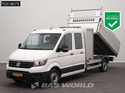 Volkswagen Crafter 140pk Kipper Dubbel Cabine met Kist Trekhaak Airco Cruise Camera Standkachel APK 03-2027 Eu in vendita da BAS World B.V.