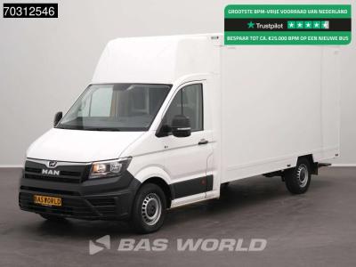Man TGE 3.100 433cm Bakwagen Achterdeuren Zijdeur Camera Euro6 Meubelbak Koffer Verkoopwagen Pakketwage in vendita da BAS World B.V.