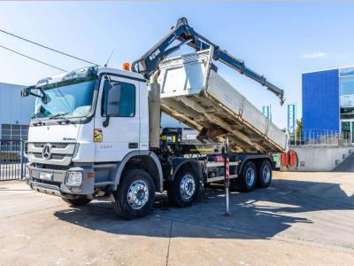 Mercedes-Benz ACTROS 3236 MP3 +GRUE HIAB XS166 HIDUO/3EXT in vendita da Braem NV