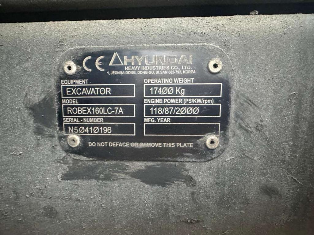 Hyundai Robex 160LC Foto 4