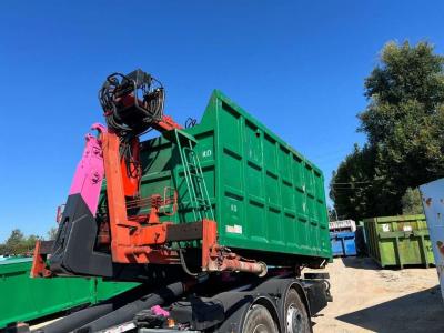 CONTAINER SCARRABILE USATO A CIELO APERTO CON GRU in vendita da Aurora Srl