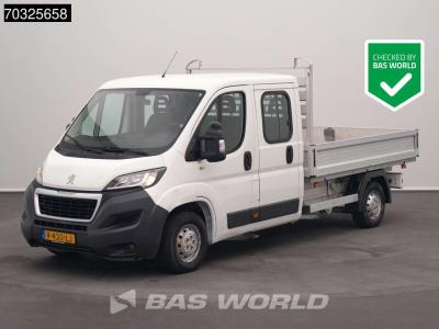 Peugeot Boxer 130pk Dubbel Cabine Open Laadbak Airco Trekhaak Euro6 Pritsche Pickup A/C Towbar in vendita da BAS World B.V.